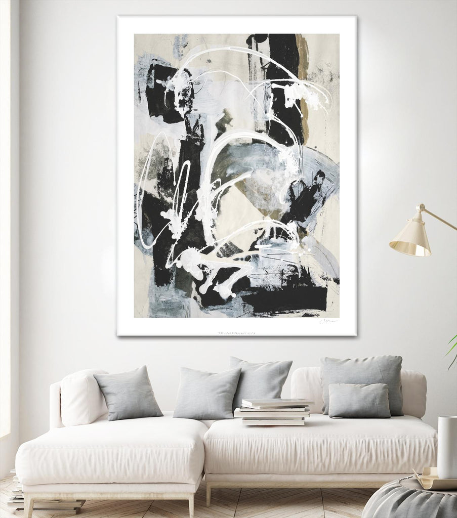Nature's Winterland I by Joyce Combs on GIANT ART - white abstract abstract