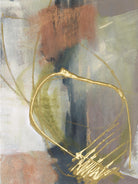 Burnished Loops I by Jennifer Goldberger on GIANT ART - gold abstract