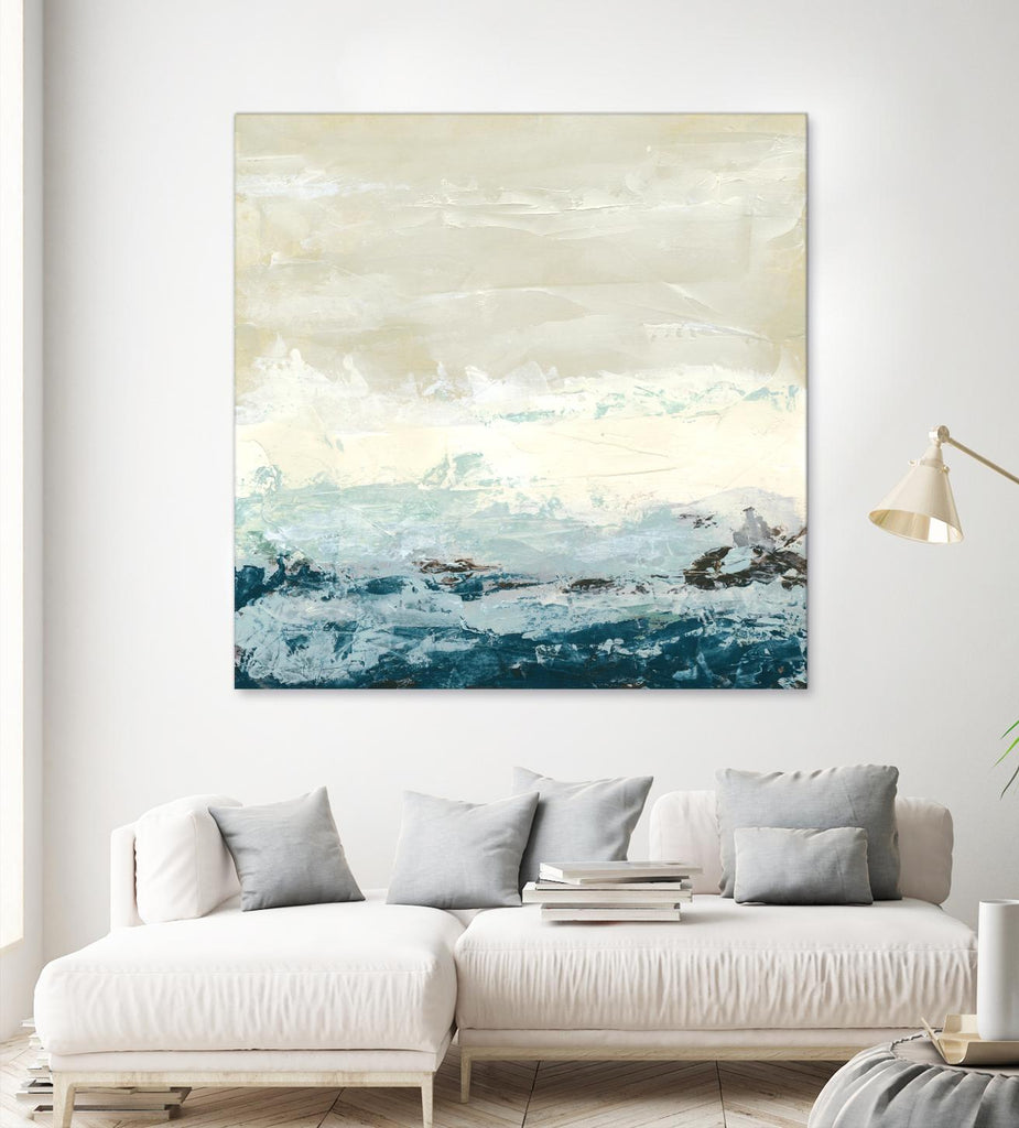 Coastal Currents I by June Erica Vess on GIANT ART - blue abstract