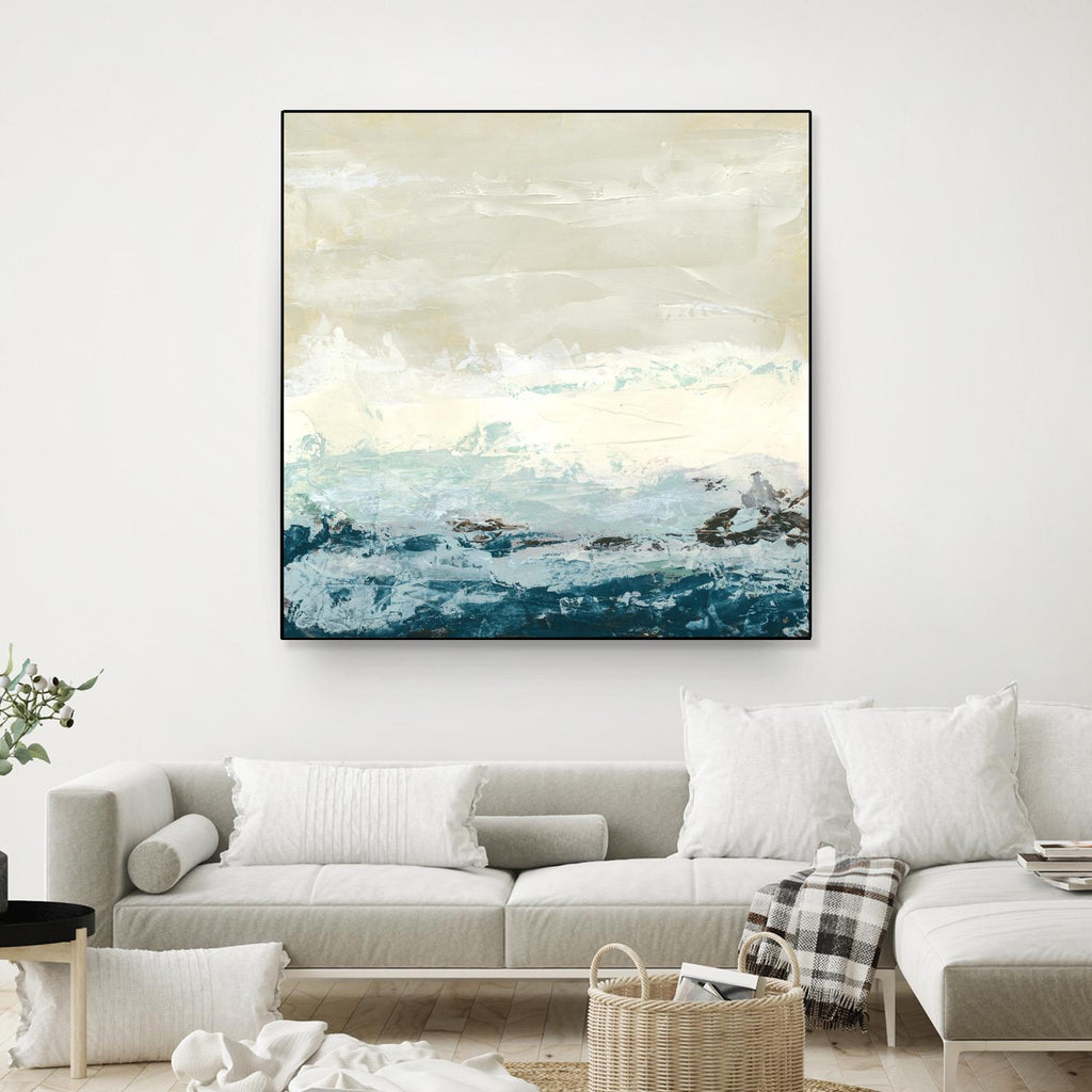 Coastal Currents I by June Erica Vess on GIANT ART - blue abstract