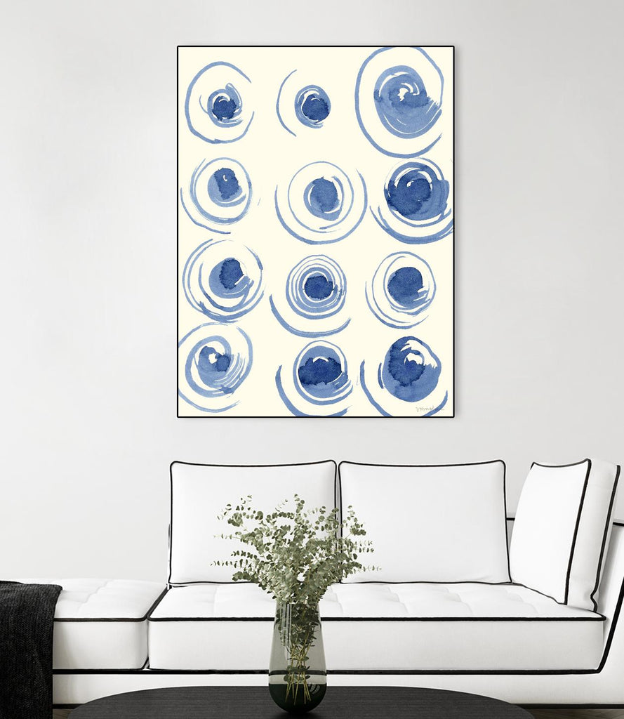 Macrame Blue II by Vanna Lam on GIANT ART - blue abstract