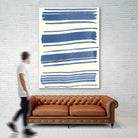 Macrame Blue III by Vanna Lam on GIANT ART - blue abstract