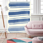 Macrame Blue III by Vanna Lam on GIANT ART - blue abstract