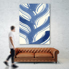 Macrame Blue IV by Vanna Lam on GIANT ART - blue abstract