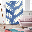 Macrame Blue IV by Vanna Lam on GIANT ART - blue abstract