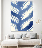 Macrame Blue IV by Vanna Lam on GIANT ART - blue abstract