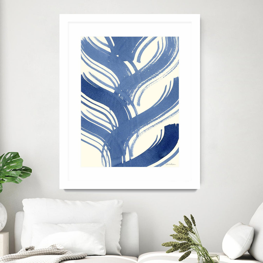 Macrame Blue IV by Vanna Lam on GIANT ART - blue abstract