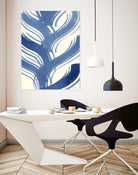 Macrame Blue IV by Vanna Lam on GIANT ART - blue abstract