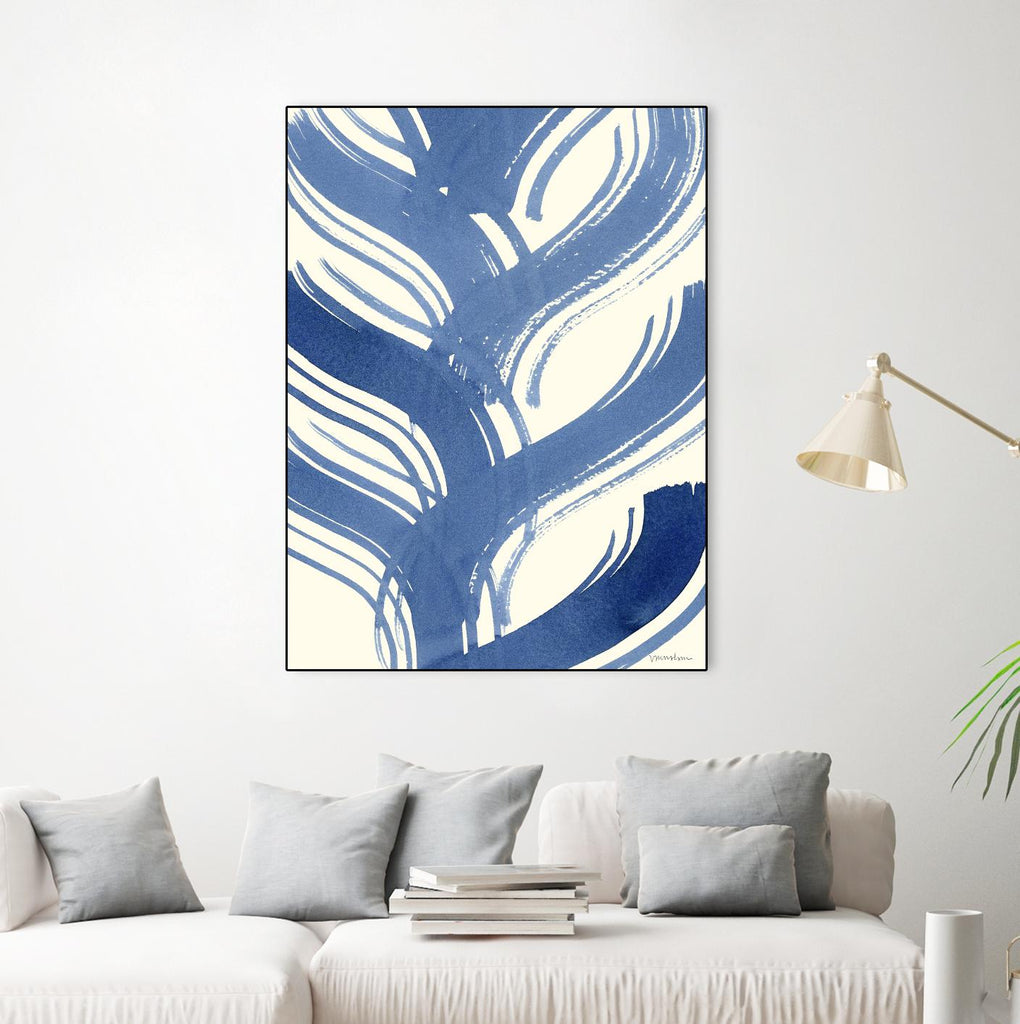 Macrame Blue IV by Vanna Lam on GIANT ART - blue abstract