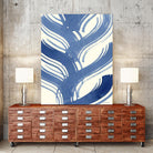 Macrame Blue IV by Vanna Lam on GIANT ART - blue abstract