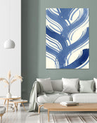 Macrame Blue IV by Vanna Lam on GIANT ART - blue abstract