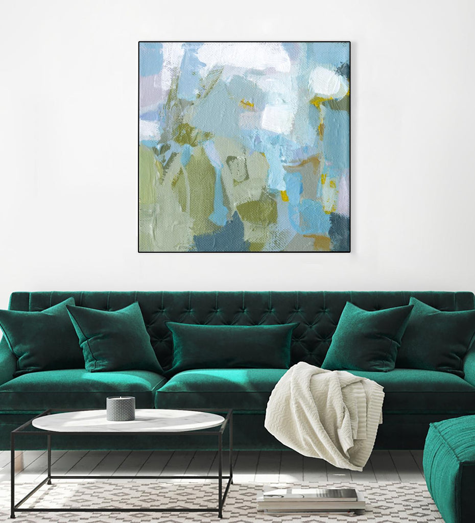 Dinner Mints by Christina Long on GIANT ART - green abstract