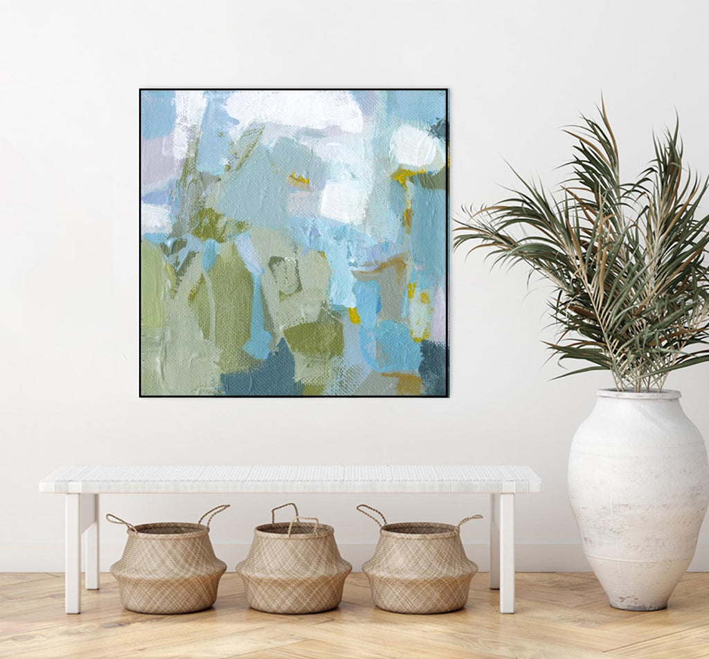 Dinner Mints by Christina Long on GIANT ART - green abstract