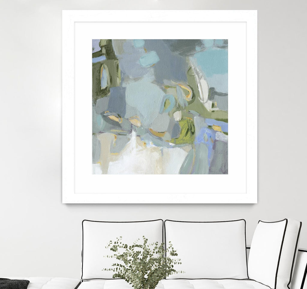 Moonlight by Christina Long on GIANT ART - green abstract