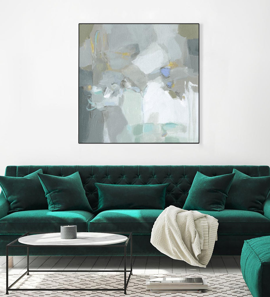 Frosted Flakes by Christina Long on GIANT ART - green abstract