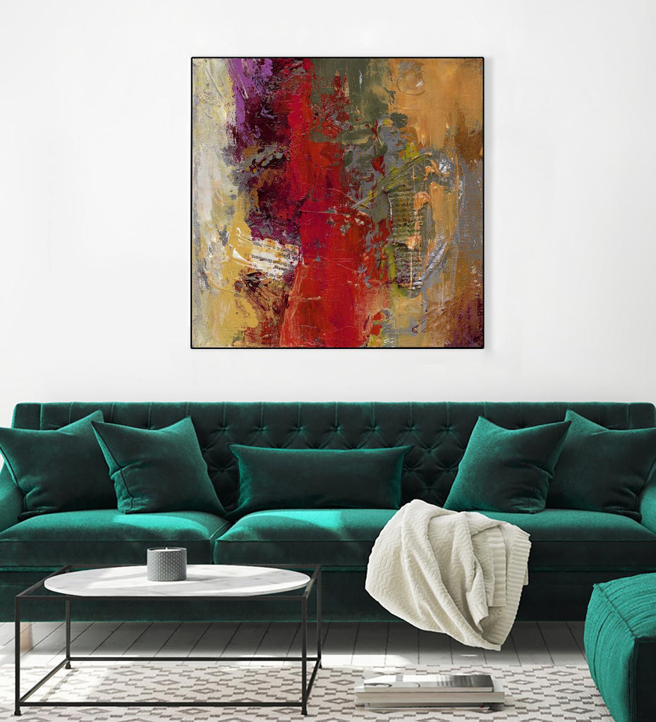 Sidecars II by Janet Bothne on GIANT ART - red abstract