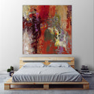 Sidecars III by Janet Bothne on GIANT ART - red abstract