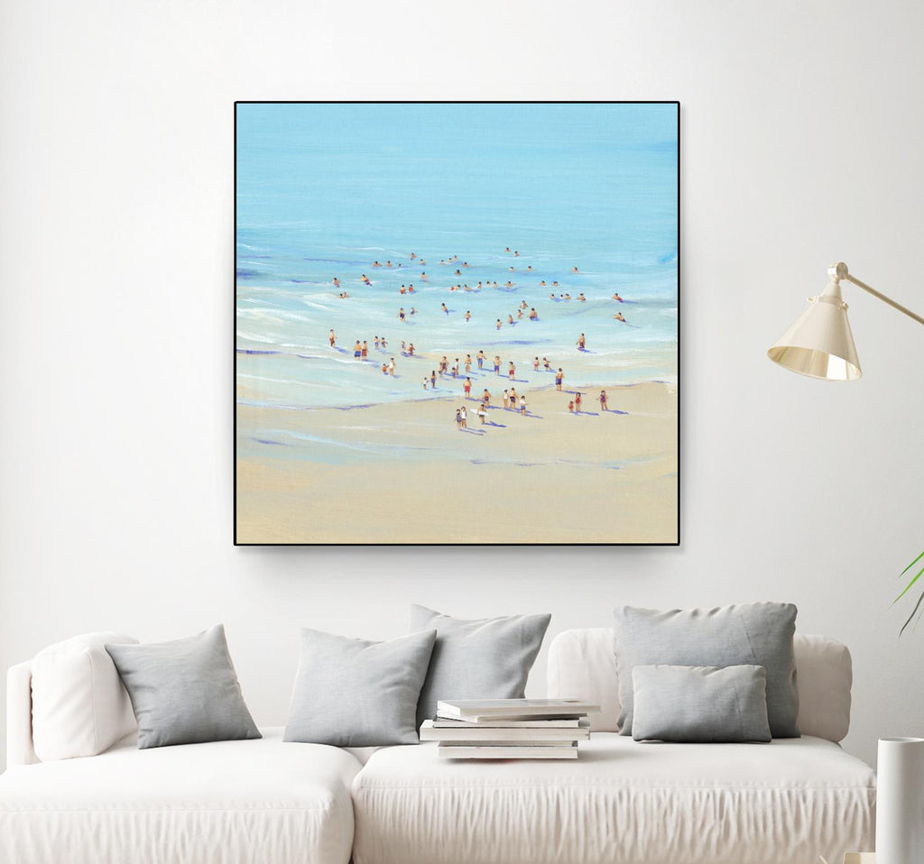 Beach Day I par Tim OToole sur GIANT ART - plage beige, côtière et tropicale