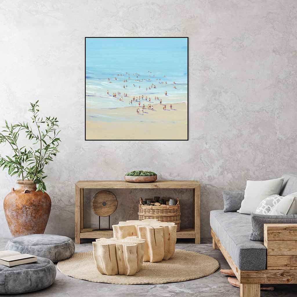 Beach Day I by Tim OToole on GIANT ART - beige coastal & tropical beach