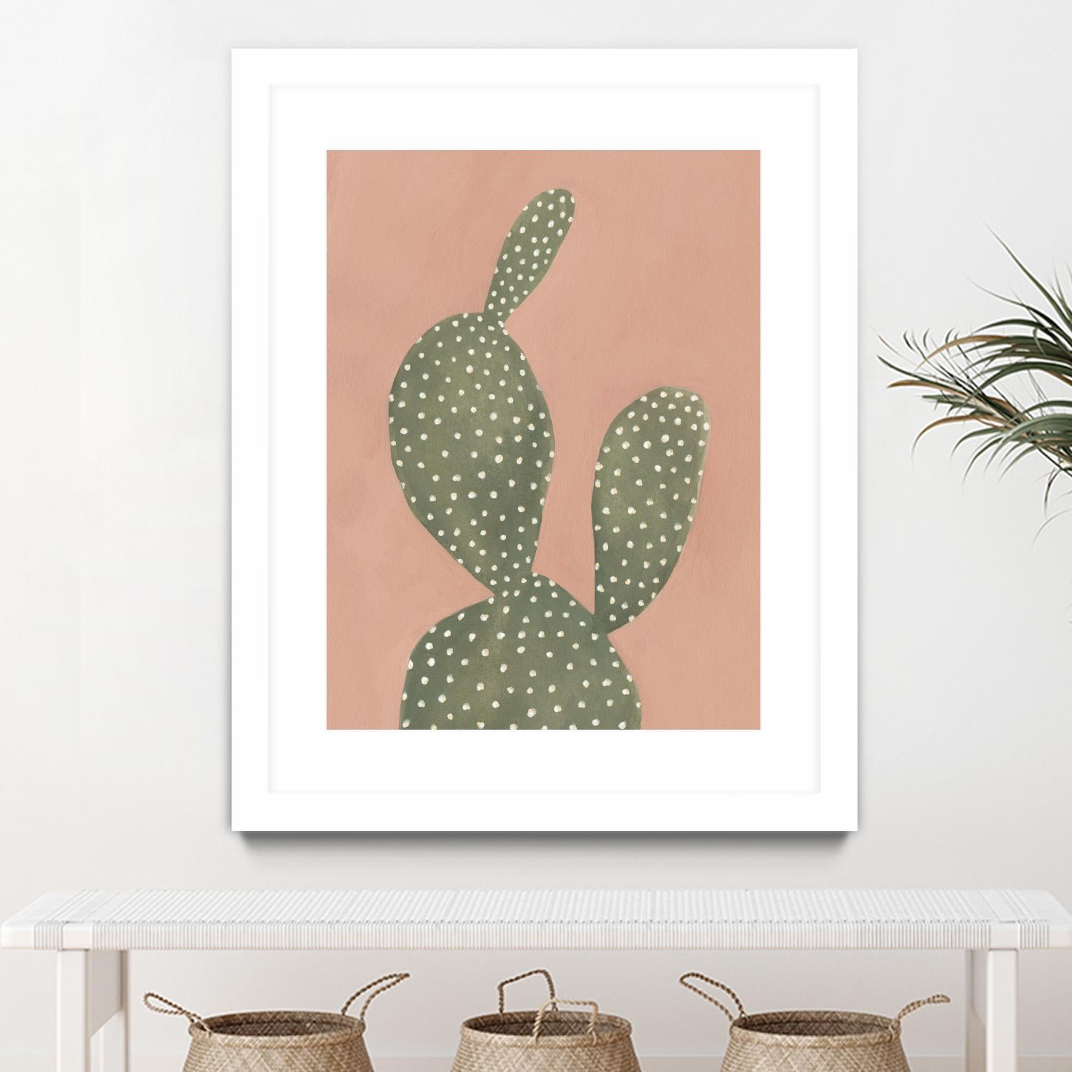Coral Cacti I by Emma Scarvey on GIANT ART - coastal & tropical