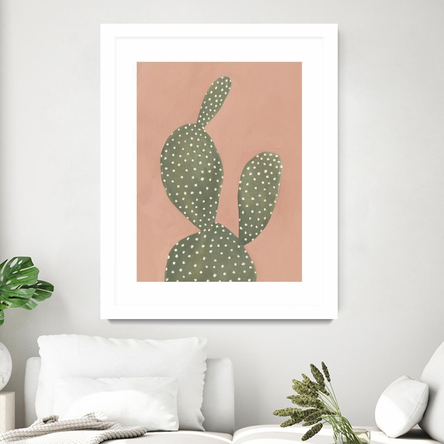 Coral Cacti I by Emma Scarvey on GIANT ART - coastal & tropical