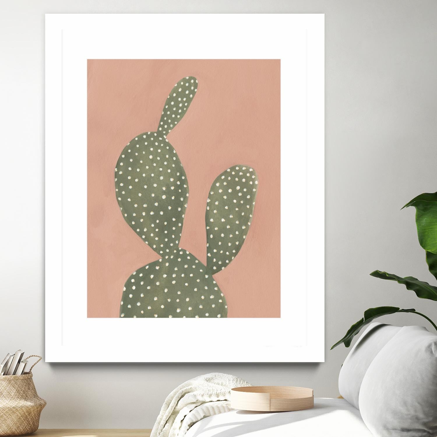 Coral Cacti I by Emma Scarvey on GIANT ART - coastal & tropical