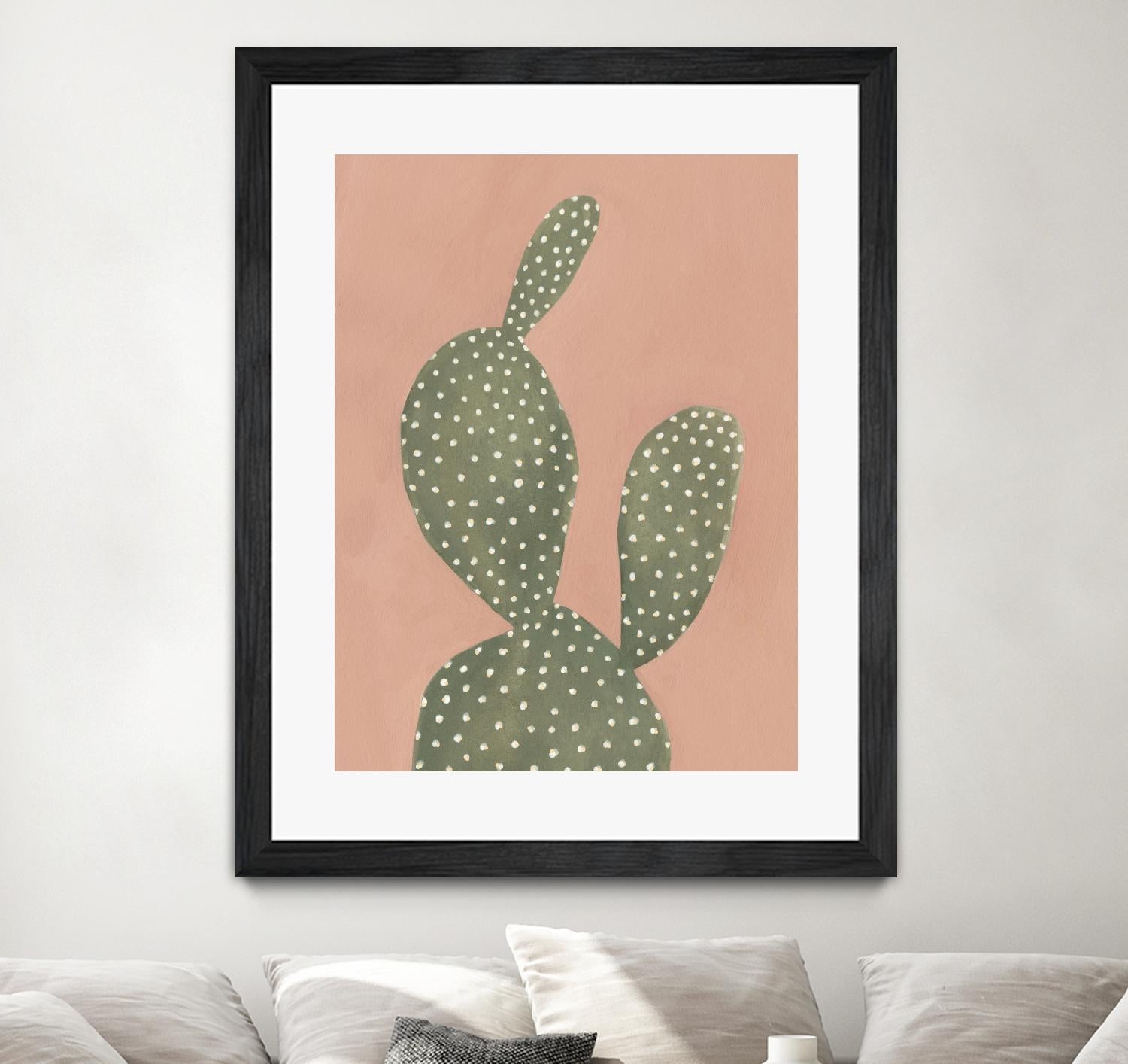 Coral Cacti I by Emma Scarvey on GIANT ART - coastal & tropical
