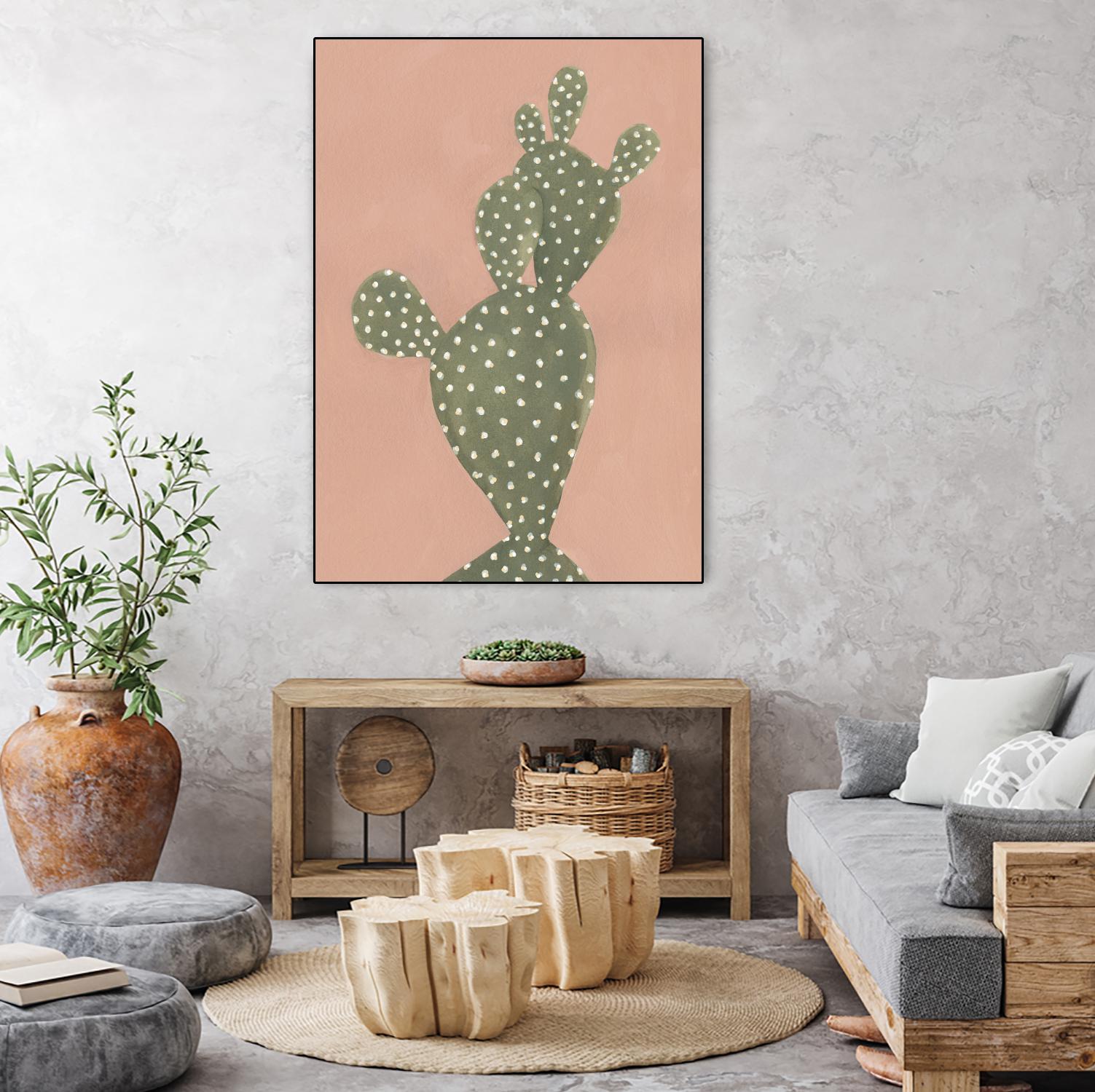 Coral Cacti II by Emma Scarvey on GIANT ART - coastal & tropical