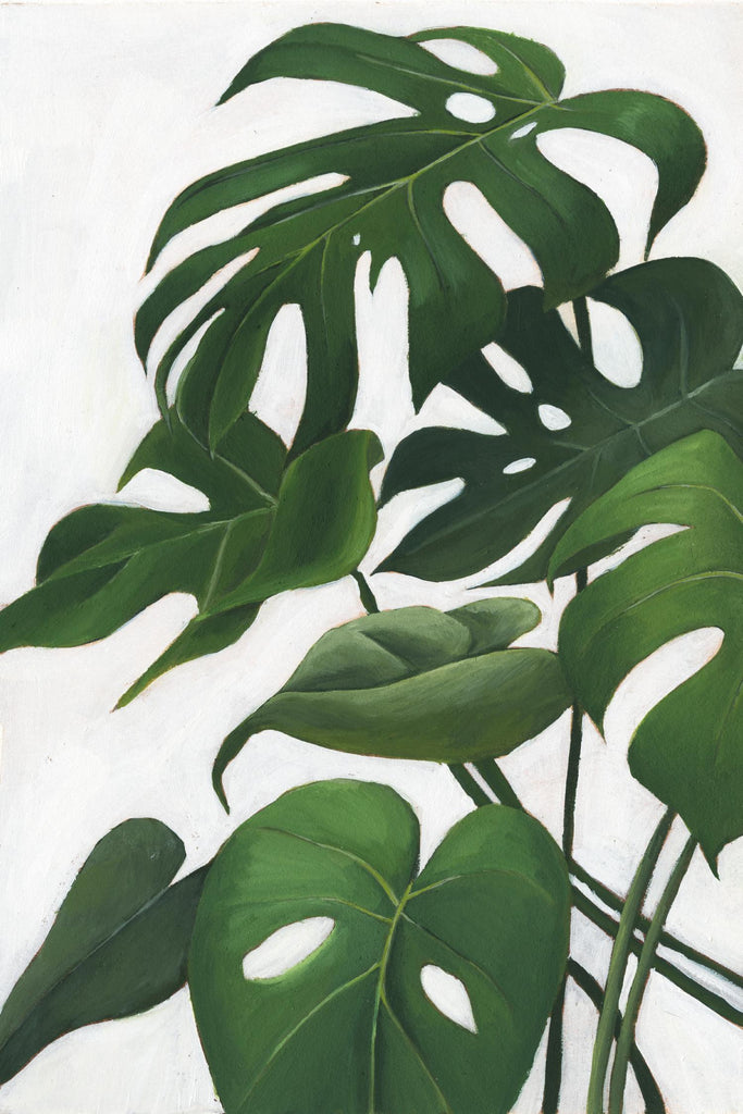 Pura Vida I by Grace Popp on GIANT ART - green coastal & tropical abstract 