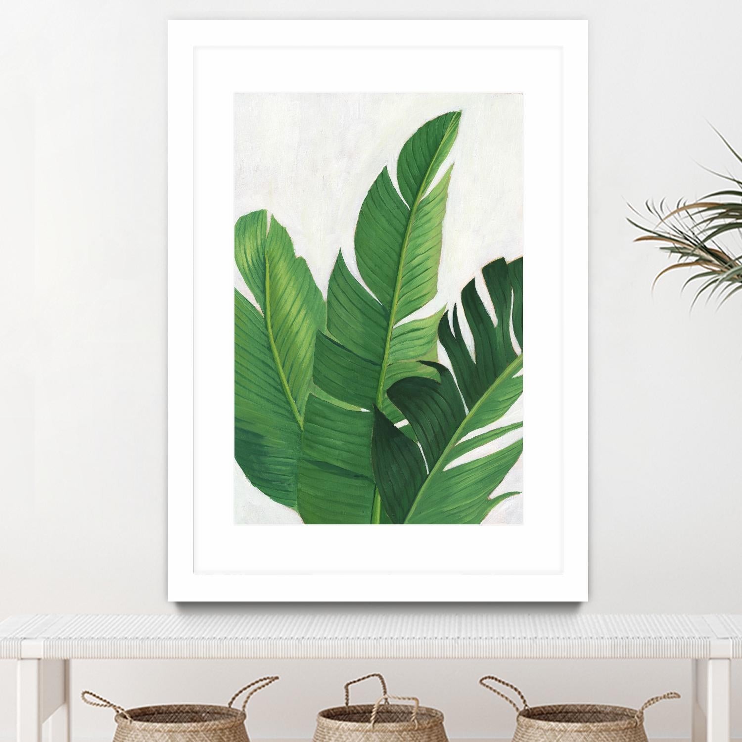 Pura Vida II by Grace Popp on GIANT ART - green coastal & tropical nature