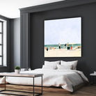 Family Vacation I by Emma Scarvey on GIANT ART - pink coastal & tropical abstract