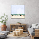 Family Vacation I by Emma Scarvey on GIANT ART - pink coastal & tropical abstract