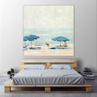 If It's the Beaches II by Emma Scarvey on GIANT ART - beige coastal & tropical beach 