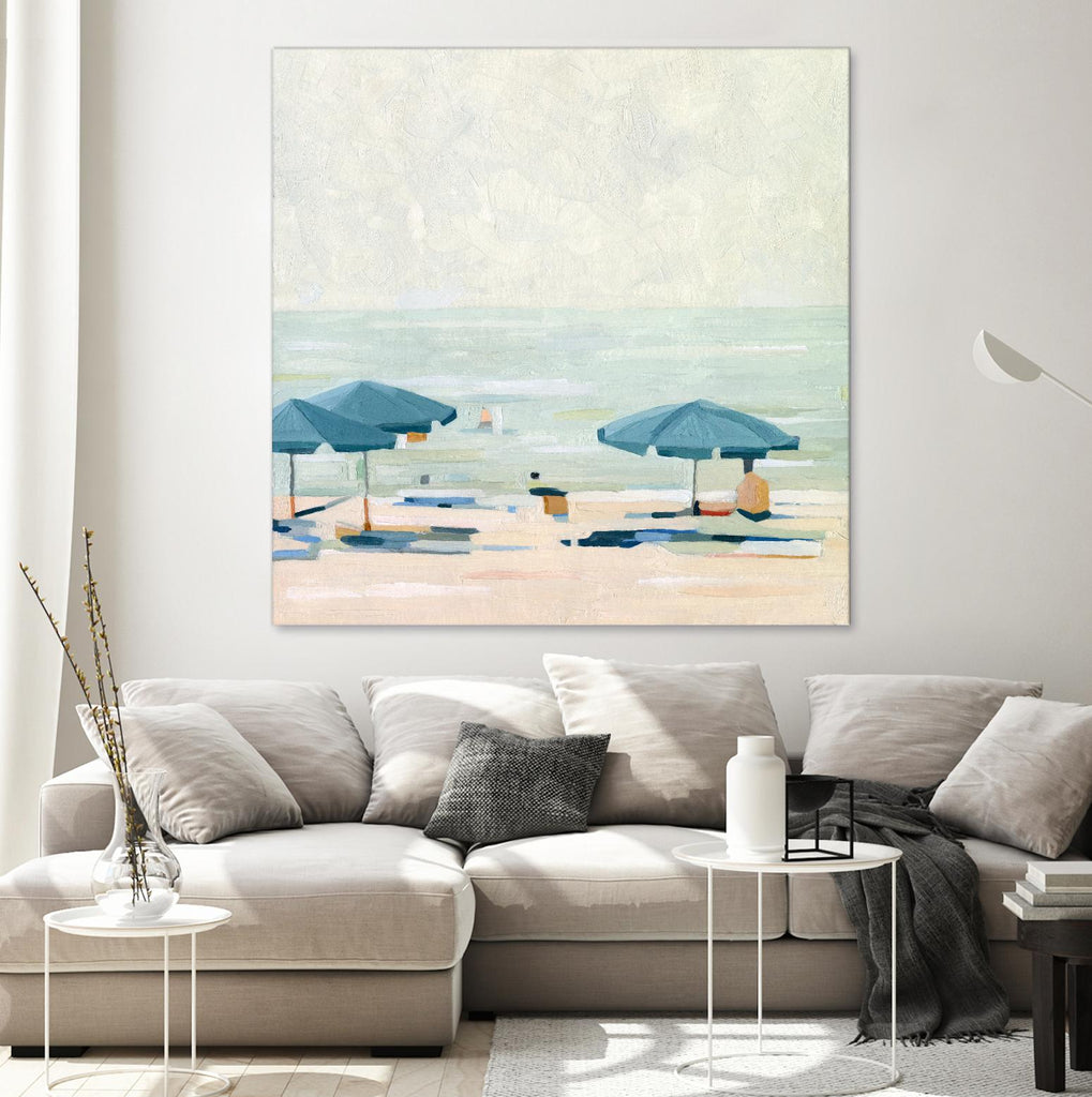 If It's the Beaches II by Emma Scarvey on GIANT ART - beige coastal & tropical beach 
