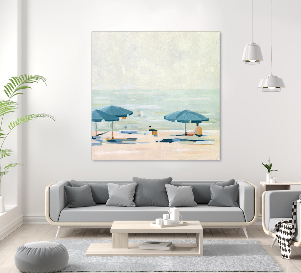 If It's the Beaches II by Emma Scarvey on GIANT ART - beige coastal & tropical beach 