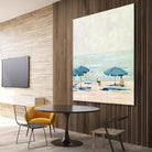 If It's the Beaches II by Emma Scarvey on GIANT ART - beige coastal & tropical beach 