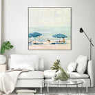If It's the Beaches II by Emma Scarvey on GIANT ART - beige coastal & tropical beach 