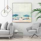 If It's the Beaches II by Emma Scarvey on GIANT ART - beige coastal & tropical beach 