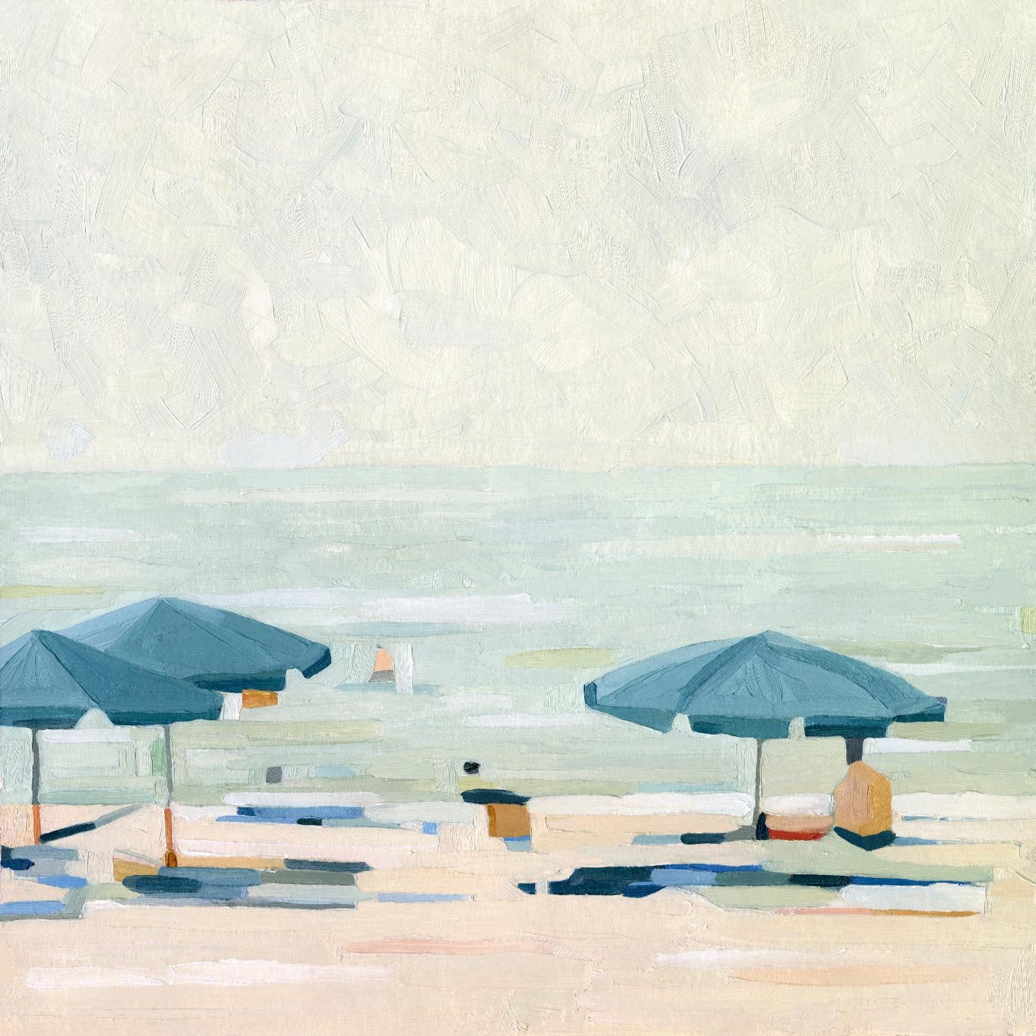 If It's the Beaches II by Emma Scarvey on GIANT ART - beige coastal & tropical beach 