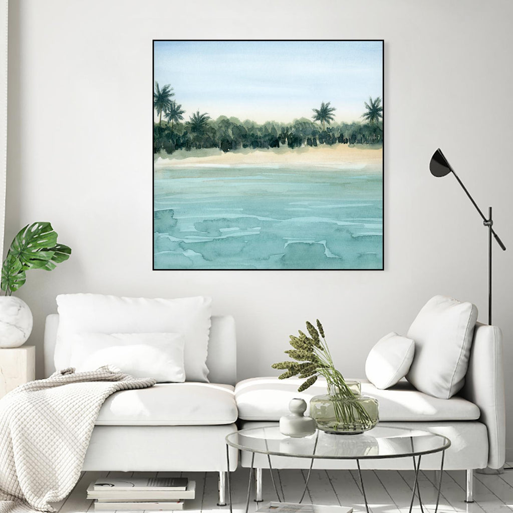 Paradis I by Grace Popp on GIANT ART - green landscapes & seascapes summer 