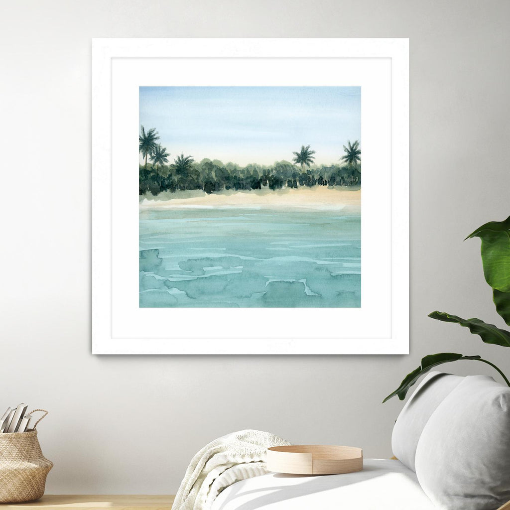 Paradis I by Grace Popp on GIANT ART - green landscapes & seascapes summer 