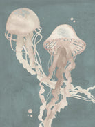 Jellyfish Dance I by Grace Popp on GIANT ART - pink coastal & tropical abstract