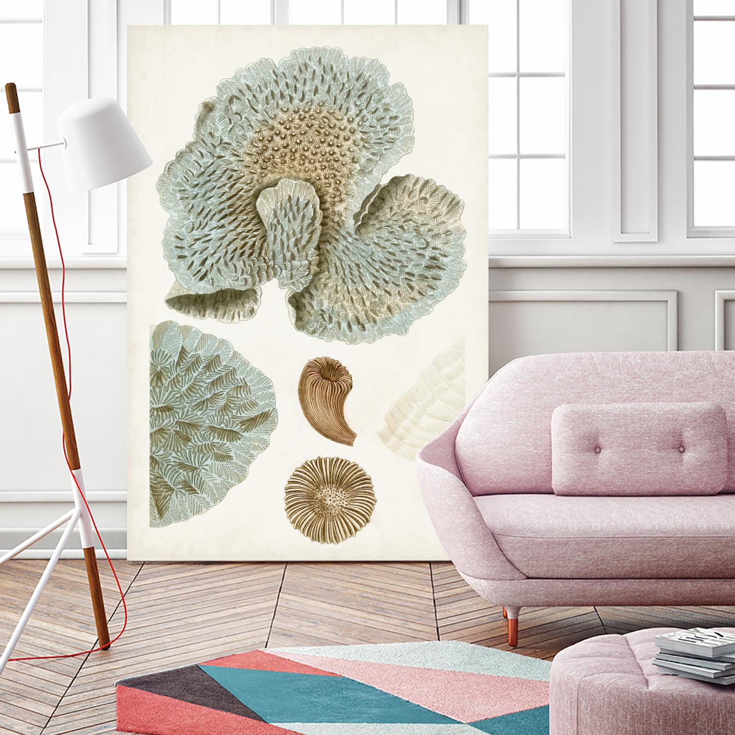 Coastal Curiosity V by Unknown on GIANT ART - green coastal & tropical abstract 