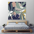 Tropical Attraction I by June Vess on GIANT ART - green coastal & tropical abstract