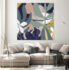 Tropical Attraction I by June Vess on GIANT ART - green coastal & tropical abstract