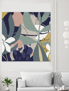 Tropical Attraction I by June Vess on GIANT ART - green coastal & tropical abstract