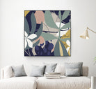 Tropical Attraction I by June Vess on GIANT ART - green coastal & tropical abstract