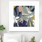 Tropical Attraction I by June Vess on GIANT ART - green coastal & tropical abstract