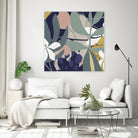 Tropical Attraction I by June Vess on GIANT ART - green coastal & tropical abstract