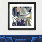 Tropical Attraction I by June Vess on GIANT ART - green coastal & tropical abstract